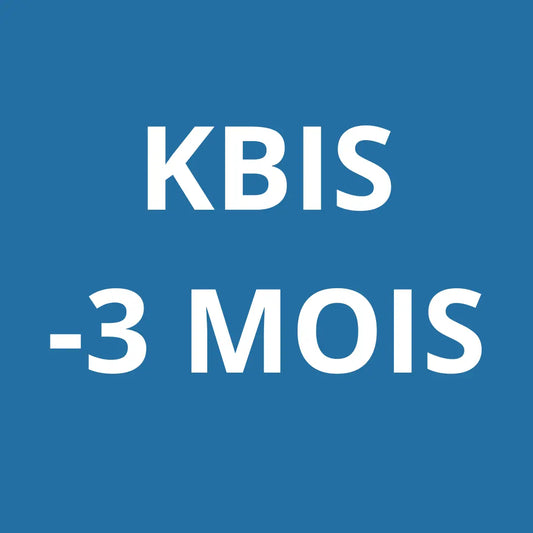 Délivrance d'un extrait KBIS de moins de 3 mois France Australe